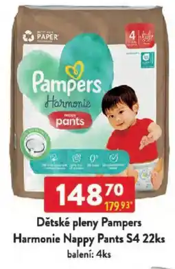 Qanto Dětské pleny Pampers Harmonie Nappy Pants S4 nabídka