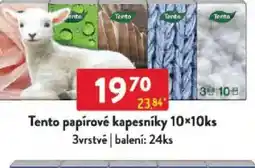 Qanto Tento papírové kapesníky nabídka