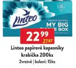 Qanto Linteo papírové kapesníky krabička nabídka