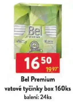 Qanto Bel Premium vatové tyčinky box nabídka