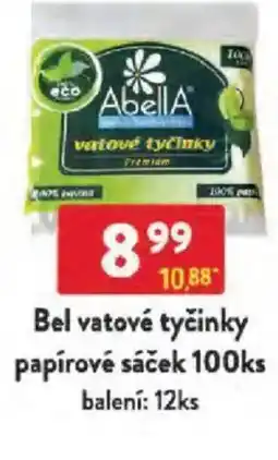 Qanto Bel vatové tyčinky papírové sáček nabídka