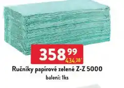 Qanto Ručníky papírové zelené Z-Z 5000 nabídka