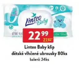 Qanto Linteo Baby klip dětské vlhčené ubrousky nabídka