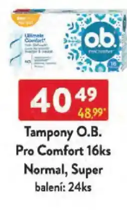 Qanto Tampony O.B. Pro Comfort Normal, Super nabídka