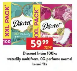 Qanto Discreet Intim waterlily multiform, 0% perfume normal nabídka