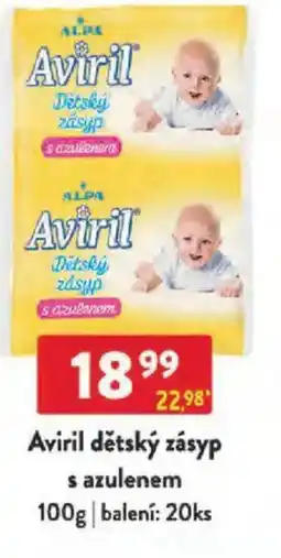 Qanto Aviril dětský zásyp s azulenem nabídka