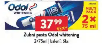 Qanto Zubní pasta Odol whitening nabídka