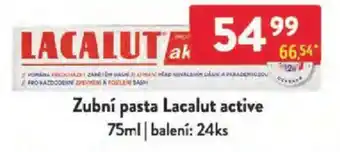 Qanto Zubní pasta Lacalut active nabídka