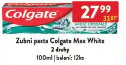 Qanto Zubní pasta Colgate Max White nabídka