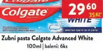 Qanto Zubní pasta Colgate Advanced White nabídka