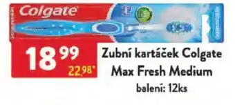 Qanto Zubní kartáček Colgate Max Fresh Medium nabídka