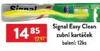 Qanto Signal Easy Clean zubní kartáček nabídka