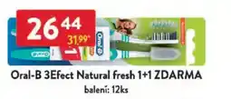 Qanto Oral-B 3Efect Natural fresh 1+1 ZDARMA nabídka