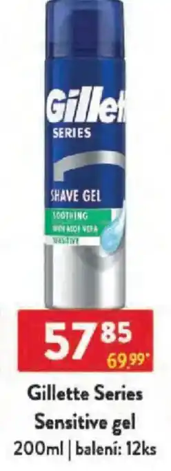 Qanto Gillette Series Sensitive gel nabídka