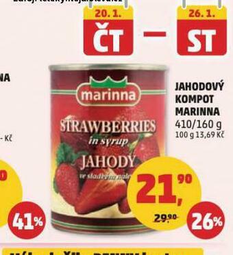 Penny Market Jahodový kompot nabídka