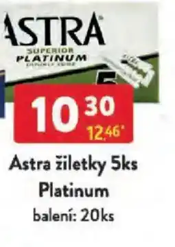 Qanto Astra žiletky Platinum nabídka
