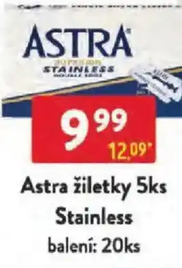 Qanto Astra žiletky Stainless nabídka