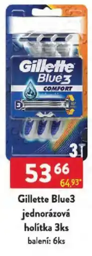 Qanto Gillette Blue3 jednorázová holítka nabídka
