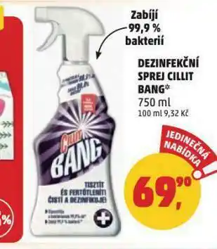Penny Market Dezinfekční sprej cillit bang nabídka
