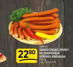 Flop DEBRECÍNSKÉ PÁRKY VE SKOPOVÉM STŘÍVKU PRÉMIUM nabídka