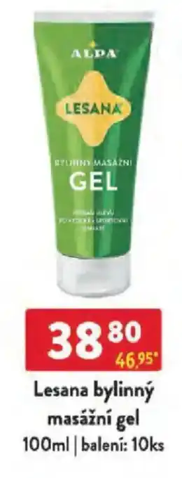 Qanto Lesana bylinný masážní gel nabídka