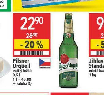 Globus Pivo pilsner urquell nabídka