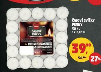 Penny Market Čajové svíčky nabídka
