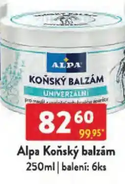 Qanto Alpa Koňský balzám nabídka