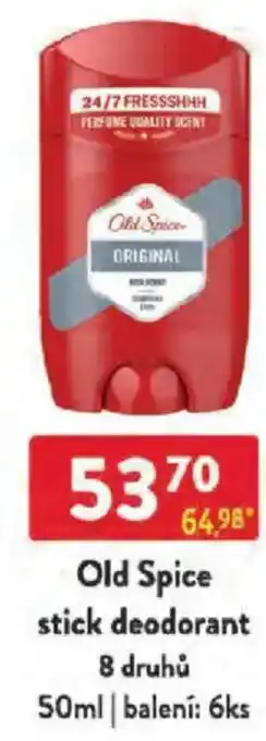 Qanto Old Spice stick deodorant nabídka