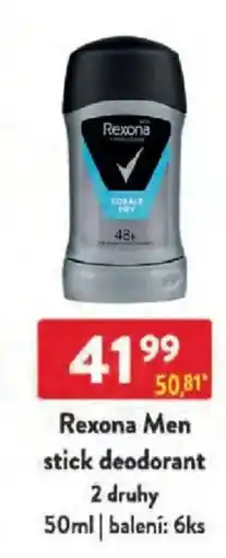 Qanto Rexona Men stick deodorant nabídka