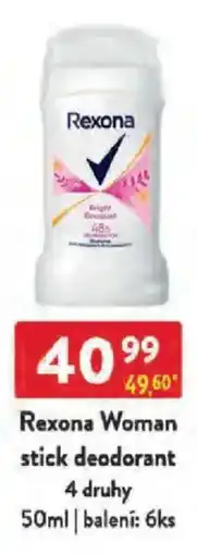 Qanto Rexona Woman stick deodorant nabídka