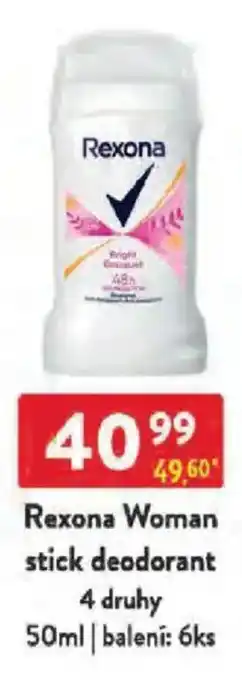 Qanto Rexona Woman stick deodorant nabídka
