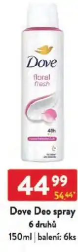 Qanto Dove Deo spray nabídka