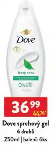 Qanto Dove sprchový gel nabídka