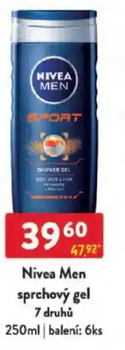 Qanto Nivea Men sprchový gel nabídka