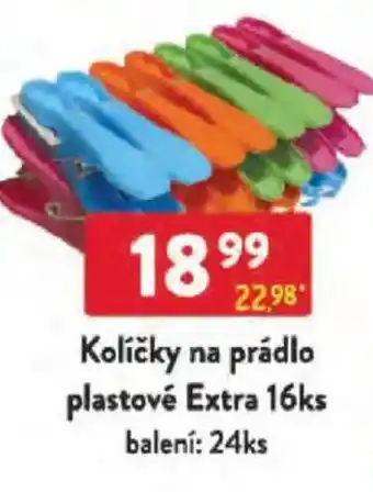 Qanto Kolíčky na prádlo plastové Extra nabídka