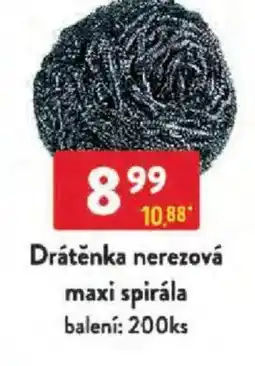 Qanto Drátěnka nerezová maxi spirála nabídka