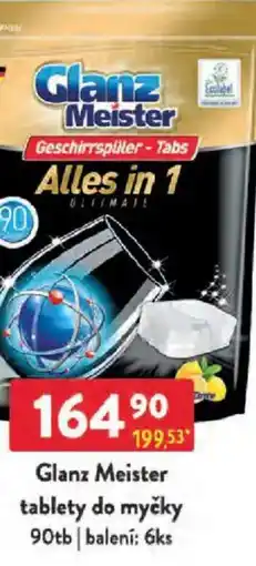 Qanto Glanz Meister tablety do myčky 90tb nabídka