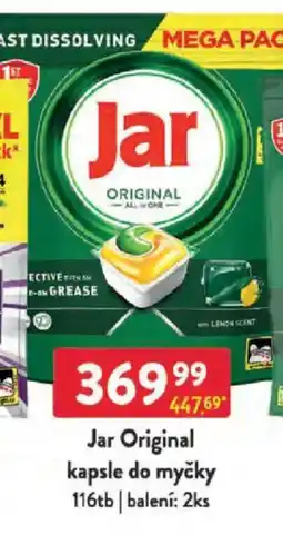 Qanto Jar Original kapsle do myčky 116tb nabídka