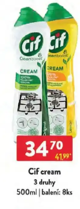 Qanto Cif cream nabídka