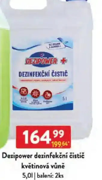 Qanto Dezipower dezinfekční čistič květinová vůně nabídka