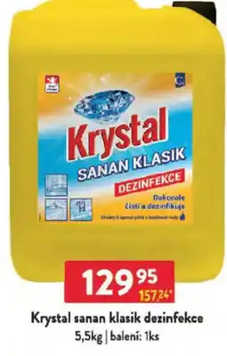 Qanto Krystal sanan klasik dezinfekce nabídka