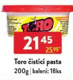 Qanto Toro čistící pasta nabídka