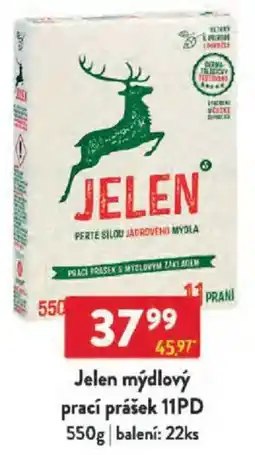 Qanto Jelen mýdlový prací prášek 11PD nabídka