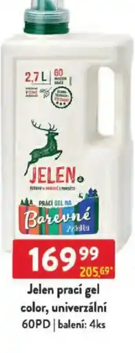 Qanto Jelen prací gel color, univerzální 60PD nabídka