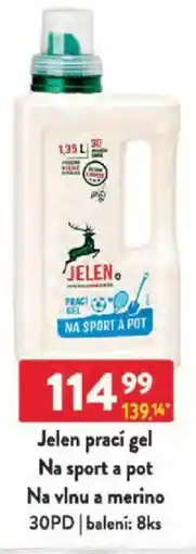 Qanto Jelen prací gel Na sport a pot Na vlnu a merino 30PD nabídka