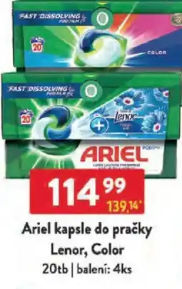 Qanto Ariel kapsle do pračky Lenor, Color 20tb nabídka