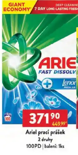 Qanto Ariel prací prášek nabídka