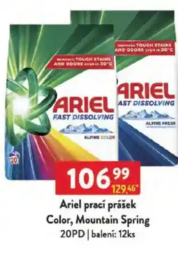 Qanto Ariel prací prášek Color, Mountain Spring nabídka