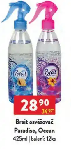 Qanto Brait osvěžovač Paradise, Ocean nabídka